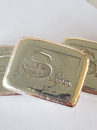 Silver Bar 100 Grams Hand Poured Silverstan Bar Poured In The UK Fine Silver Silver Bar
