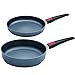 Produktbild Woll Pfannenset 2 teilig Diamond Lite Induction 2 x Pfanne - Bratpfanne 24 cm + Schmorpfanne 28 cm - abnehmbarer Griff hitzebeständig bis 250 °C - Induktion - Hochrandpfanne - Antihaft