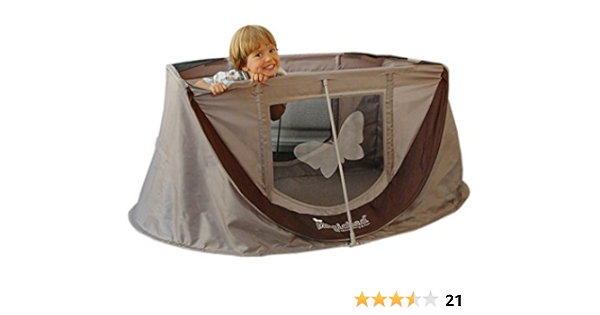Mini Magicbed Mini Lit Parepluie Pop Up Leger Et Facile A Transporter 1 8kg Seulement Chocolat Amazon Fr Bebe Et Puericulture