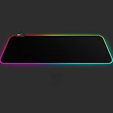 B&uuml;y&uuml;k Boy XXL 80x30 cm PC Kısayol Kodlar Desenli RGB LED Işıklı Gaming Gamer Oyuncu Mouse Pad Kau&ccedil;uk Malzeme Kaymaz Taban (D&uuml;