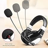 LBJN Mensch-Maschine-Dialog USB-Kopfhörer zur Geräuschreduzierung E-Sport-Computer-Headsets Schalldichte Ohrenschützer Kopfhörer mit Mikrofon aufnehmen-Black