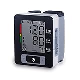 Wrist Blood Pressure Monitor, Wrist BP Monitor for Home Use, Automatic Blood Pressure Wrist Watch, Wrist Blood Pressure Cuff, Clinical Accuracy, 2 Users*90 Memory, Large Cuff, FDA/Medical CE Approved