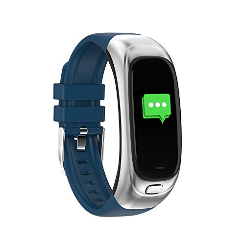 Intelligentes Armband Gesundheits- Und Fitnesserkennung Bluetooth 4.0 Eingebaute 32-GB-Festplatte 90-mAh-Batterie IP67-wasserdicht 0 96-Zoll-Farbdisplay, Blue