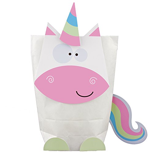 KuschelICH – Set Geschenktüten Einhorn – Kindergeburtstag – Mitgebsel – Gastgeschenk – Papiertütchen für Party und Geburtstag -TOP QUALITÄT aus Deutschland- - 5
