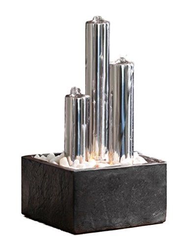 Edelstahl-Schieferbrunnen Montreal von seliger®