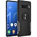Produktbild LoyaForba Samsung Galaxy S10 Plus Case, Stylish Dual Layer Hard PC Back Case with 360 Degree Rotation Finger Ring Grip Kickstand, Magnetic Car Mount Compatible with Samsung Galaxy S10 Plus