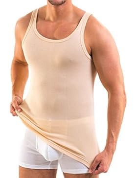 HERMKO 16000 3er Pack Herren Tank Top soft weich Dank Modal