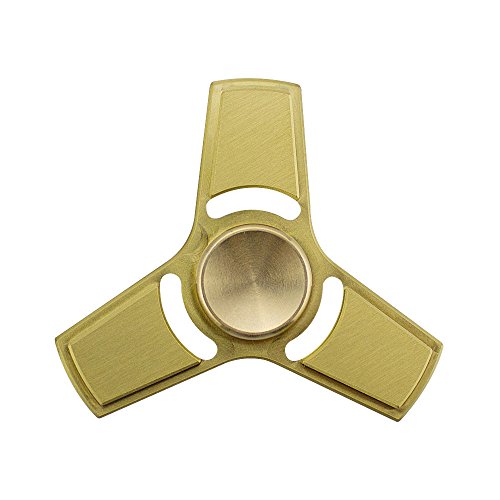 Fidget Hand Spinner,SHONCO EDC Spinner Fidget Toy Stress Reducer High Speed Ceramic Bearing Metal Tri Fidget Finger Spinner Continue to Rotate for about 3-5 Minutes Perfect for ADD,ADHD,Anxiety and Autism Adults or Kids (Golden) Fidget Hand Spinner,SHONCO EDC Spinner Fidget Toy Stress Reducer High Speed Ceramic Bearing Metal Tri Fidget Finger Spinner Continue to Rotate for about 3-5 Minutes Perfect for ADD,ADHD,Anxiety and Autism Adults or Kids (Golden)