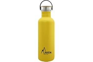 Laken Unisex - Botella de acero inoxidable muy resistente para adultos