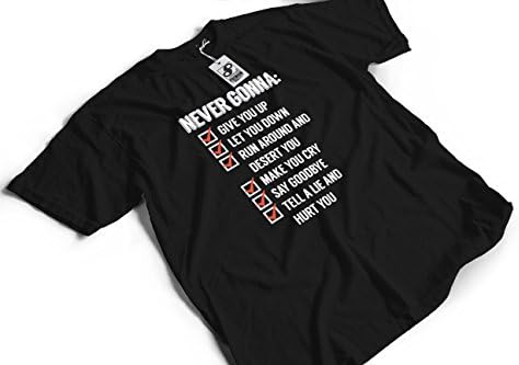 Never Gonna Give You Up T-Shirt (Medium)