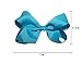Kobwa(TM) Boutique Blue Elegant Handmade Kids Bowknot Alligator Hair Clips With Keyring