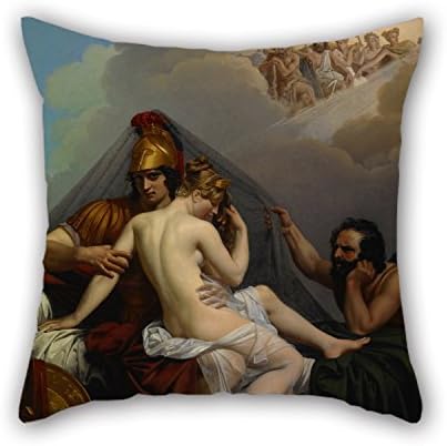 The Oil Painting Guillemot, Alexandre Charles - Mars And Venus Surprised By Vulcan Pillow Covers Of 20 X 20 Inches/50 By 50 Cm Decoration Gift For Festival Car Family Bar Seat Kids Girls Couch (