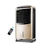 Climatisation Ventilateur Portable Multifonction Silencieux Mobile Simple Glacière pour Salon Chambre Bureau 80W (Color : Gold002)