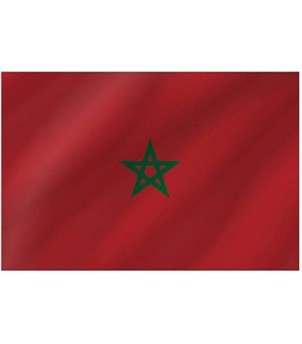Bandiera Della Repubblica Del Rif 90x150 Cm – Bandiera Amazigh Del Villaggio Rif – Decorazione Da Esterno, Interna, Balcone
