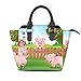 Produktbild XiangHeFu Damen Handtaschen Farm Happy Pig Tote PU Leder