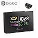 Produktbild digoo dg-c3 Wireless USB Hygrometer Thermometer Wecker, Wettervorhersage Station mit Hintergrundbeleuchtung, LCD-Bildschirm, die Temperatur und Luftfeuchtigkeit Display