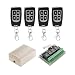 Produktbild Kreema 433 MHz Wireless RF Schalter 12 V 4CH Relais Fernbedienung Modul 4 stücke Wasserdichte Sender + Empfänger