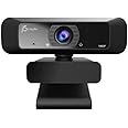 j5create JVCU100 Full HD Webcam with 360° Rotation, USB Type A Plug & Play, High-Fidelity Microphone, 1080p Wide Angle Lens, Standard UVC/UAC Protocol