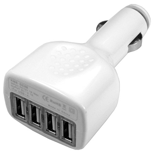 Universal 4fach USB Kfz-Adapter Auto Mehrfachstecker Zigarettenanzünder Netzteil Ladegerät für Apple iPhone 4 4S 5 5S 5C iPad 2 3 4 Air Mini iPod - 2