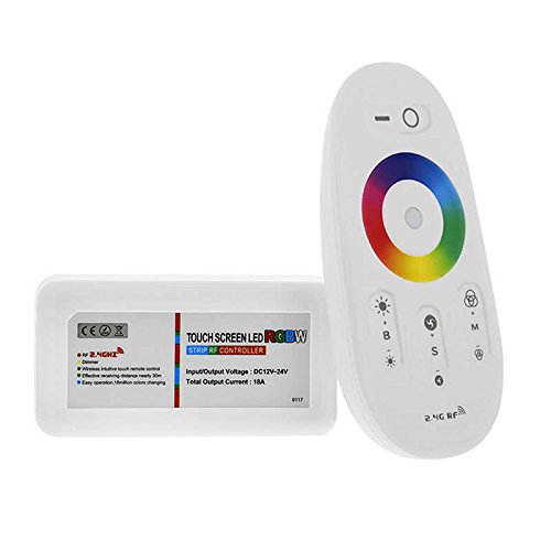 Preisvergleich Produktbild Controlador WiFi RGBW-RF-TC4 + mando táctil