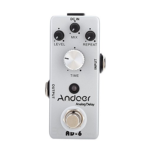 ammoon-Andoer-tc-31-ad-6-Analog-Delay-guitarra-pedal-de-efectos-True-Bypass
