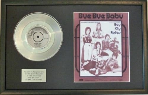 Bay City Rollers -Platinum Disc &amp; Song Sheet-Bye Bye Baby