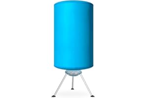 Bilake Secador de Ropa eléctrico 1000W. Tendedero secador de Ropa. Secadora barata. Secadora pequeña. Secadora de Ropa portátil. Plegable doble capa gran capacidad. Temporizador 180 min.