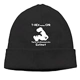 Momen T-Rex Hates CPR Warm Hip-Hop Black Beanies Watch Cap