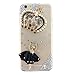 Produktbild Spritech (TM) 3D Handmade LuxuxRhinestone Design Eleganter Tänzer Bling Crown-Dekor klar Hart Caver iPod Touch 6