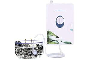 GOTOTOP Générateur d'ozone pour l'eau et la purification et l'air d'ozone Machine à oxygène Purificateurs d'eau,O3 stérilisateur de désinfection d'ozone avec minuterie numérique