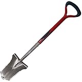 Evolution Pro Cut Stainless SE Spade, Plastic Shaft, Soft Handle With Teeth