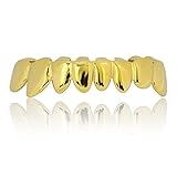 FasterS HQ PRE-MADE Unique 14K Gold plated Bottom Grillz