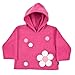 CozyBear FHA03 Pink Fleece Hoody Top with Flower and Spots - Size 1-2 yrs