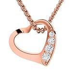 HERZKETTE ROSE-GOLD 