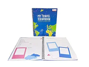 CocoMoco Kids Travel Scrapbook Travel Journal for Kids Ages 5-7 Years, 8-10 Years, 11-14 Year Old Boys and Girls, Multicolour