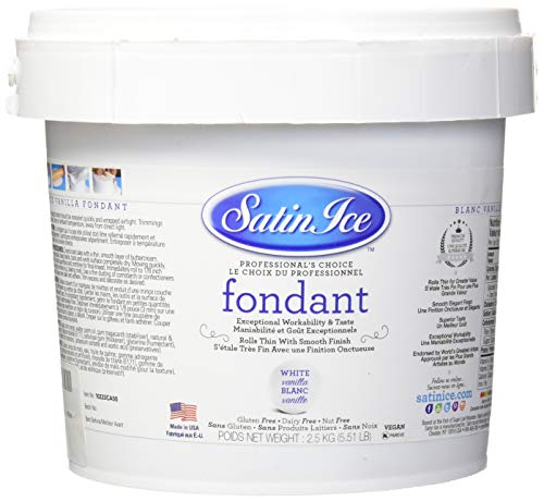 Rolled Fondant White Vanilla - 2,5 kg - Satin Ice