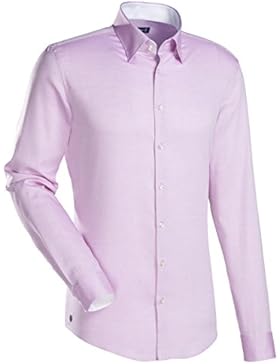 JACQUES BRITT Herren Hemd Slim fit Blue Label Langarm Bügelleicht Uni / Uniähnlich Businesshemd Manschette weitenverstellbar