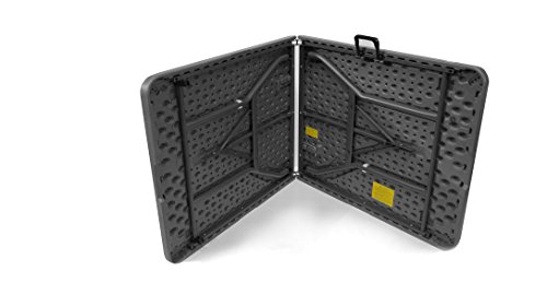 osoltus Gartenmöbel Camping Party Bierzeltgarnitur 1 x Tisch 2x Klappbank Kunststoff grau 183x76cm - 3