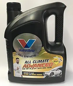 Valvoline All Climate Advanced 5w30 Fully Synthetic Engine Oil for Petrol and Diesel Cars (3.5 L)