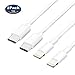 Produktbild USB Typ C Lightning Kable [1m/ 3.3ft]-Lebenslange Garantie-TUOYA USB-C auf Lightning Kabel Laden und Sync Datenkabel für iPhone 7/7 Plus / iPad / New MacBook 2015 / Chromebook Pixel / HP Pavilion (2 Pack)