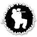 Produktbild 2 x Paintball Vinyl Aufkleber Aufkleber Laptop Reise Gepäck Auto Ipad Schild Fun # 4379 - 10cm/100mm Wide