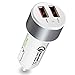 Produktbild DCAE Quick Charge 3.0 kfz Ladegerät 36W 2-Port Auto Ladegerät USB QC3.0 Auto Adapter für Smartphones Tablets Bluetooth Gerät MP3 usw.