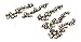 5 X GOLD SILVER BINDI GLITTER CRYSTAL SELF ADHESIVE DIAMANTE GEM BRIDAL TIKKA DOT BOLLYWOOD FESTIVAL (D9)