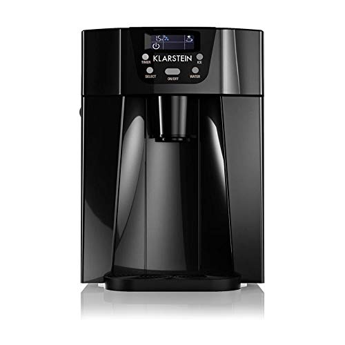 Klarstein Ice Volcano 2G Nero - Machine à glaçons, Compresseur haute capacité, Panneau de commande intuitif, Réservoir d'eau 2L, 13 kg/jour, Réfrigérant : R600a, Noir