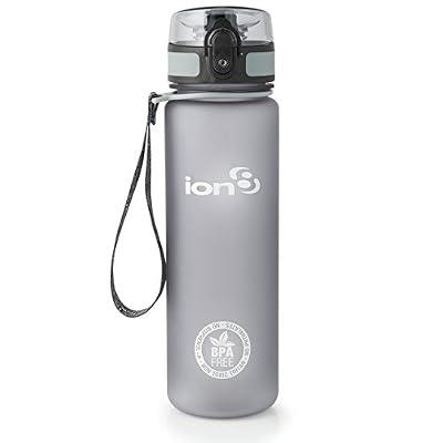 Ion8 - bouteille d'eau étanche / bouteille d'eau, sans BPA - Gris (Frosty Grey) - 500 ml
