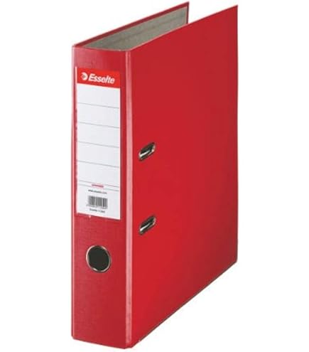 Classeur A4 Herlitz Q.File - Dos 8cm - Étiquette Amovible - Mécanisme à Anneaux Solide - Jaune Vif