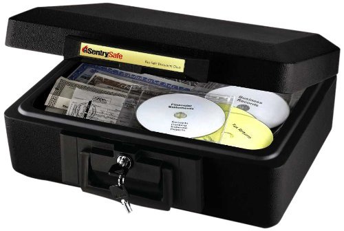 SentrySafe 2460 Fire Resistant Chest to Protect Documents and Digital Media Items