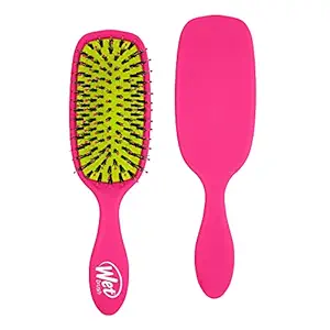 Wet Brush Shine Enhancer IntelliFlex Bristles Hair Brush, Travel Pink