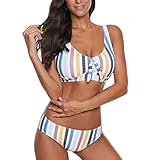 Moserian Damen - Bikini-Set mit Blumenmuster und Badeanzug, Badeanzug und Badeanzug