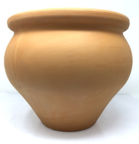 CULTIVOMIHUERTO® MACETA DE BARRO COCO - 40x34 CM